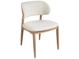 Juno Natural Oak/Berber Snow Side Chair - Ornate Home
