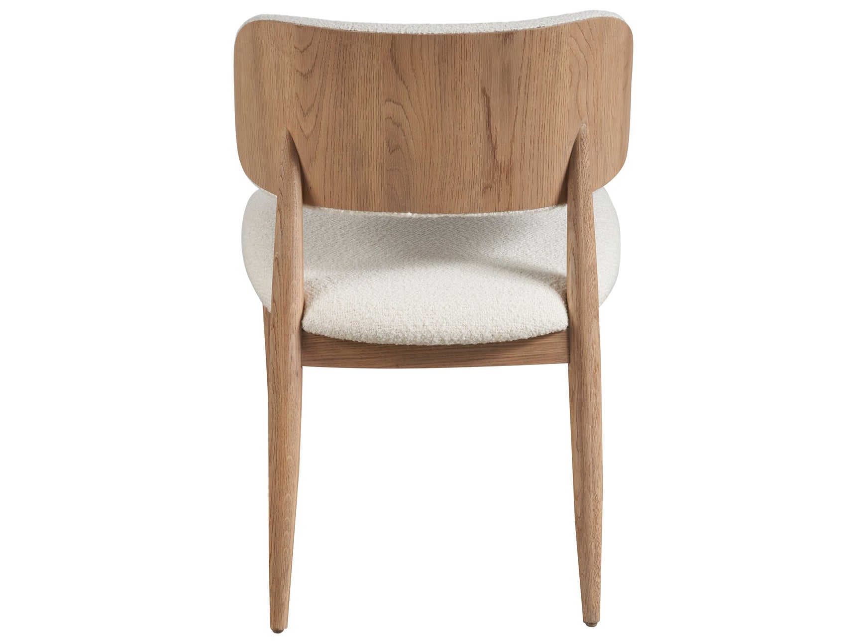 Juno Natural Oak/Berber Snow Side Chair - Ornate Home