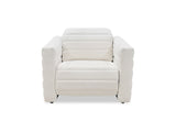 Juno Off White Power Recliner Chair - Ornate Home
