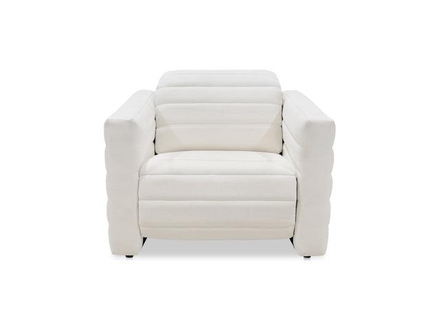 Juno Off White Power Recliner Chair - Ornate Home