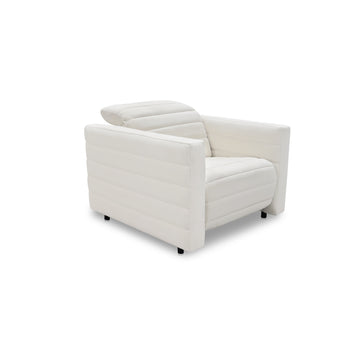 Juno Off White Power Recliner Chair - Ornate Home