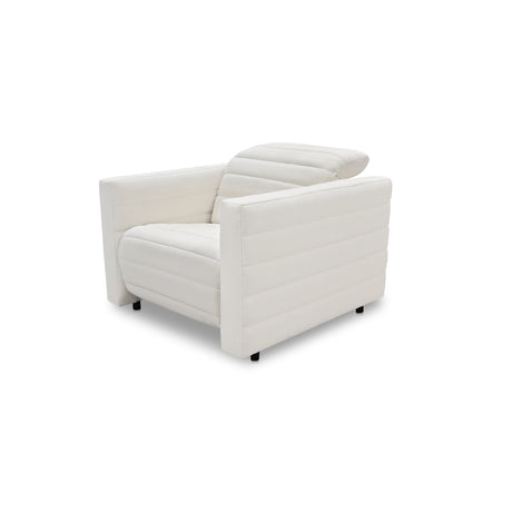 Juno Off White Power Recliner Chair - Ornate Home