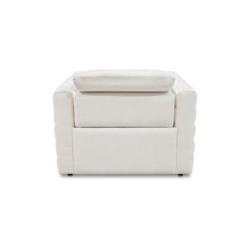 Juno Off White Power Recliner Chair - Ornate Home