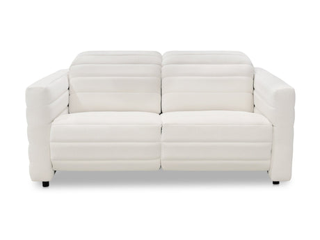 Juno Off White Power Recliner Sofa - Ornate Home