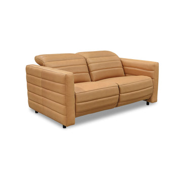 Juno Tan Leather Power Recliner Sofa - Ornate Home
