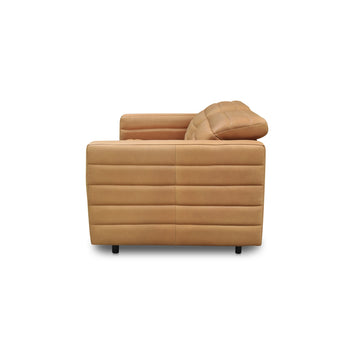 Juno Tan Leather Power Recliner Sofa - Ornate Home