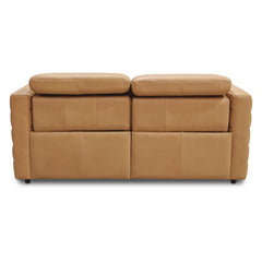 Juno Tan Leather Power Recliner Sofa - Ornate Home
