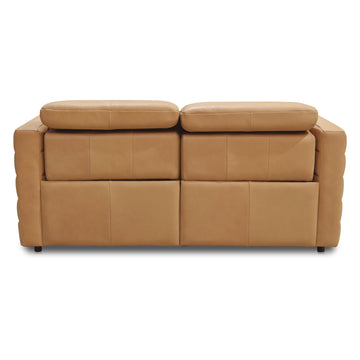 Juno Tan Leather Power Recliner Sofa - Ornate Home