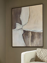 Junward Brown/Tan/White Wall Art (Online Special Price) - Ornate Home