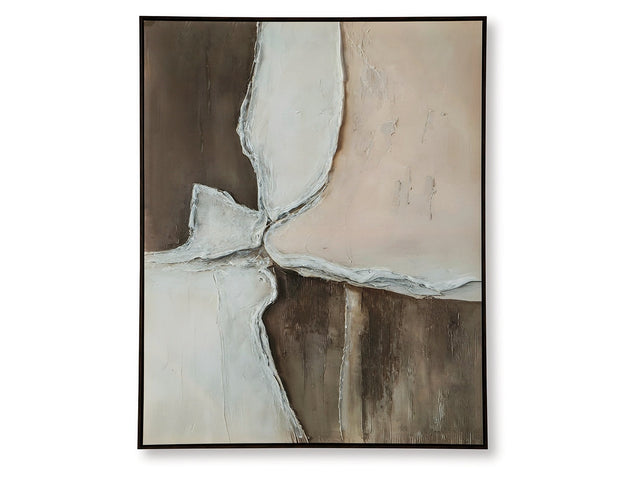 Junward Brown/Tan/White Wall Art - Ornate Home