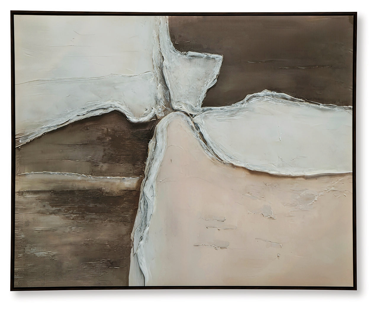 Junward Brown/Tan/White Wall Art - Ornate Home