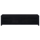 Jupiter Black 4-Door 79″ TV Stand - Ornate Home