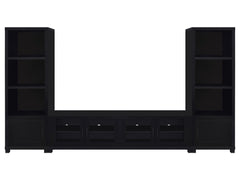 Jupiter Black Entertainment Center - Ornate Home