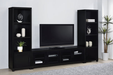 Jupiter Black Entertainment Center - Ornate Home