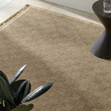 Jurek Beige Checkered Outdoor Area Rug - Ornate Home