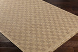 Jurek Beige Checkered Outdoor Area Rug - Ornate Home