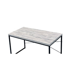 Jurgen Antique White & Black Desk - Ornate Home