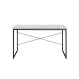 Jurgen Antique White & Black Desk - Ornate Home