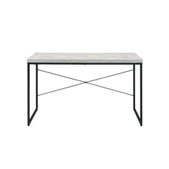 Jurgen Antique White & Black Desk - Ornate Home