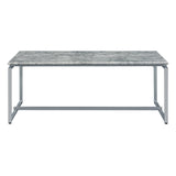 Jurgen Faux Concrete & Silver 3Pc Pack Coffee/End Set - Ornate Home