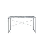Jurgen Faux Concrete & Silver Desk - Ornate Home