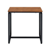 Jurgen Oak & Black 3Pc Pack Coffee/End Set - Ornate Home