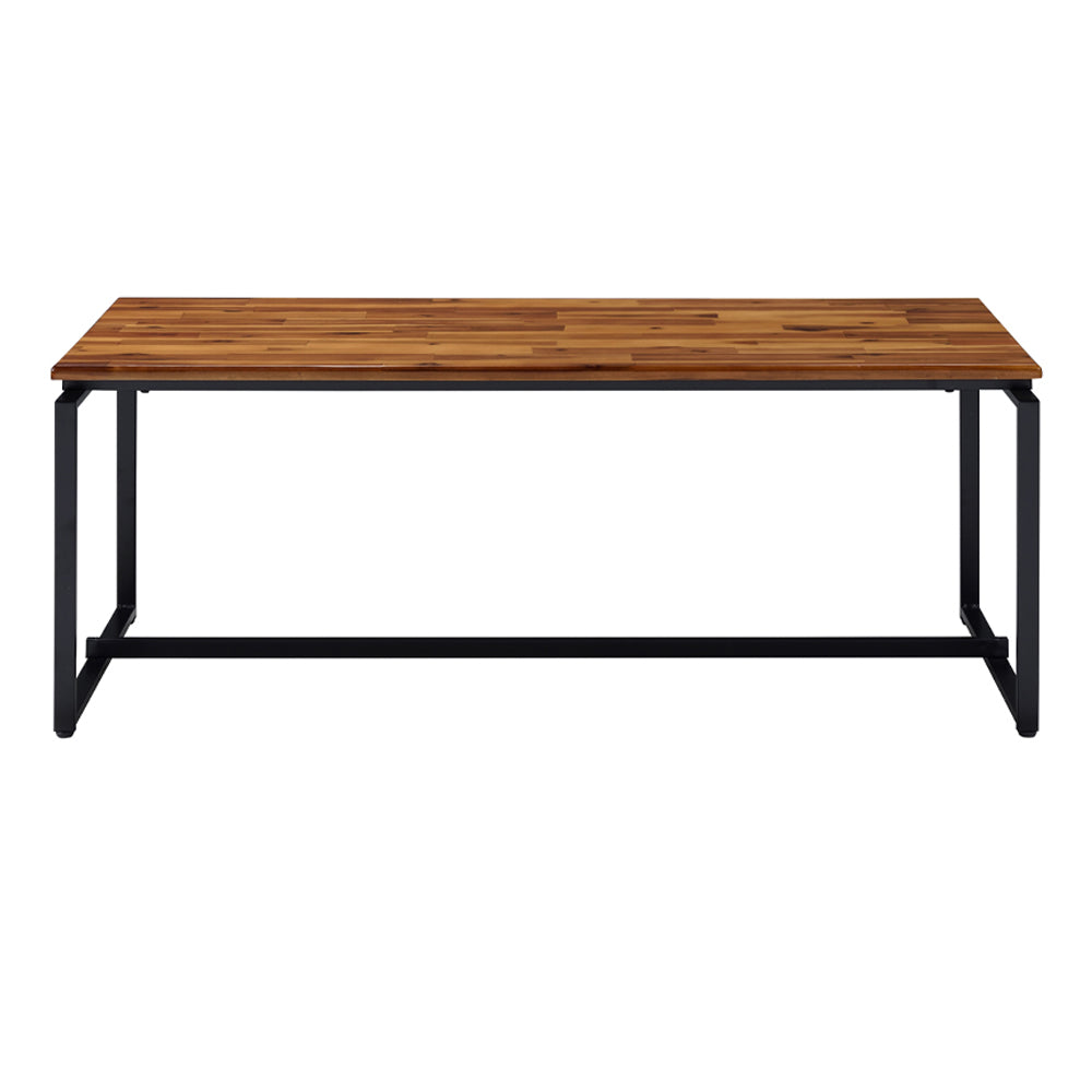 Jurgen Oak & Black 3Pc Pack Coffee/End Set - Ornate Home