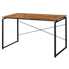 Jurgen Oak & Black Desk - Ornate Home