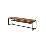 Jurgen Oak/Black Tv Stand - Ornate Home