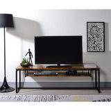 Jurgen Oak/Black Tv Stand - Ornate Home