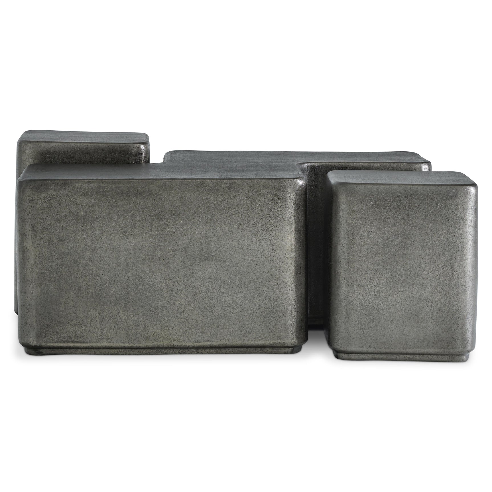 Juri Graphite Accent Table (Long) - Ornate Home