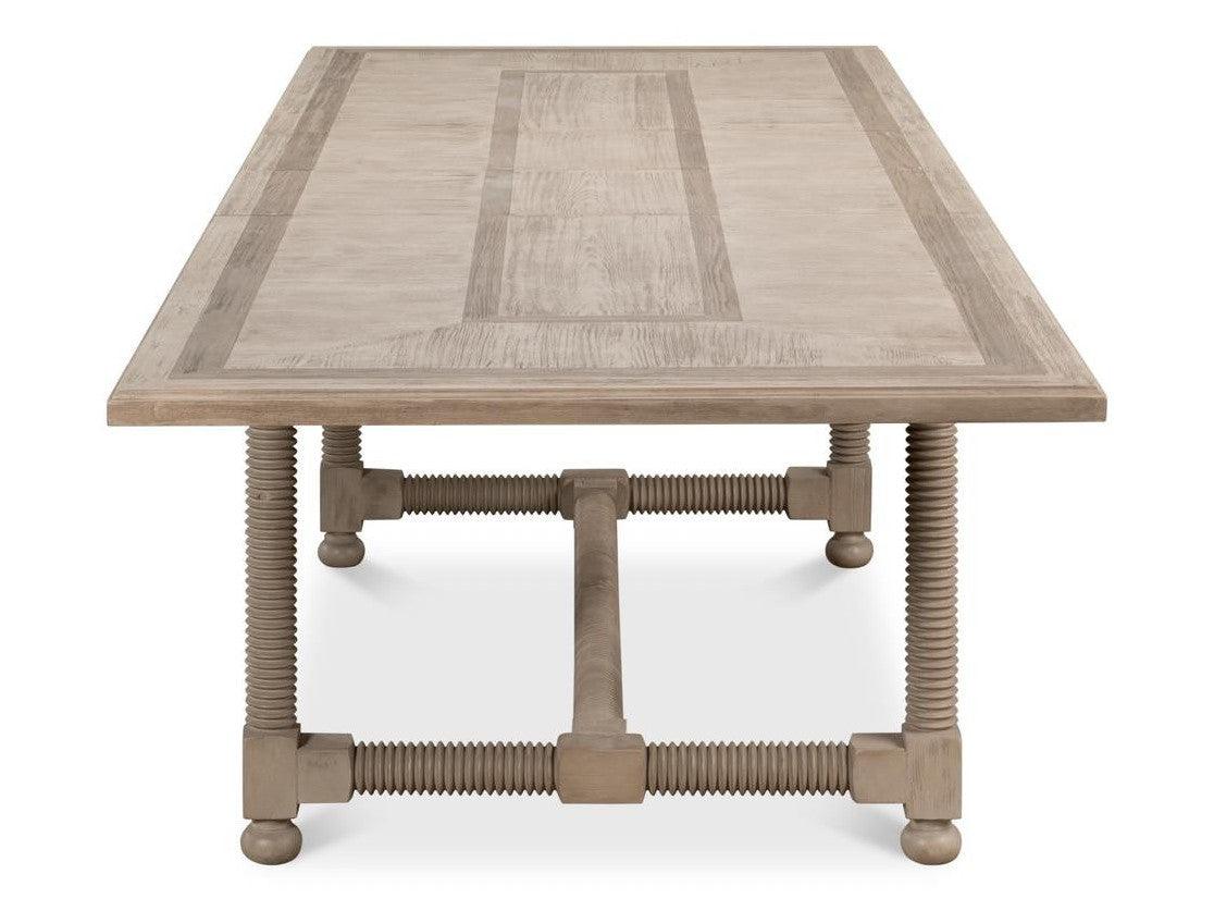 Jurow Equestrian Grey Dining Table - Ornate Home
