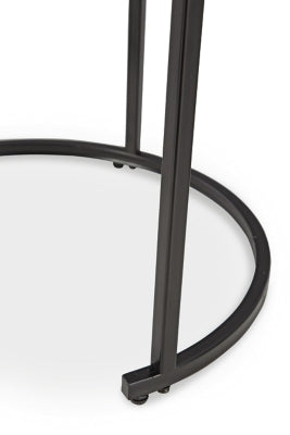 Jusmour Black/White Occasional Table Set (Set of 4) - Ornate Home