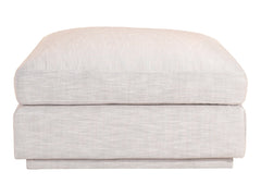 Justin Grey Ottoman - Ornate Home