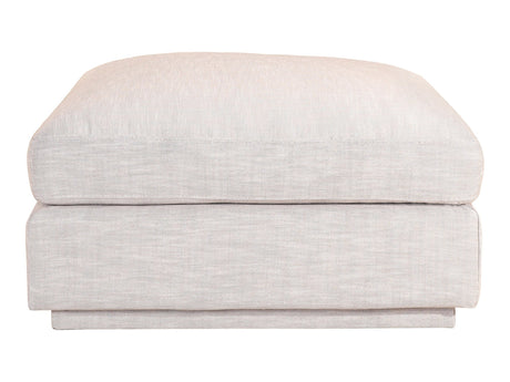 Justin Grey Ottoman - Ornate Home