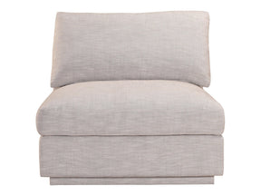 Justin Grey Slipper Chair - Ornate Home
