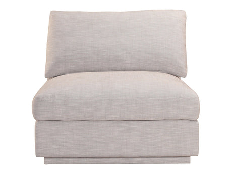 Justin Grey Slipper Chair - Ornate Home