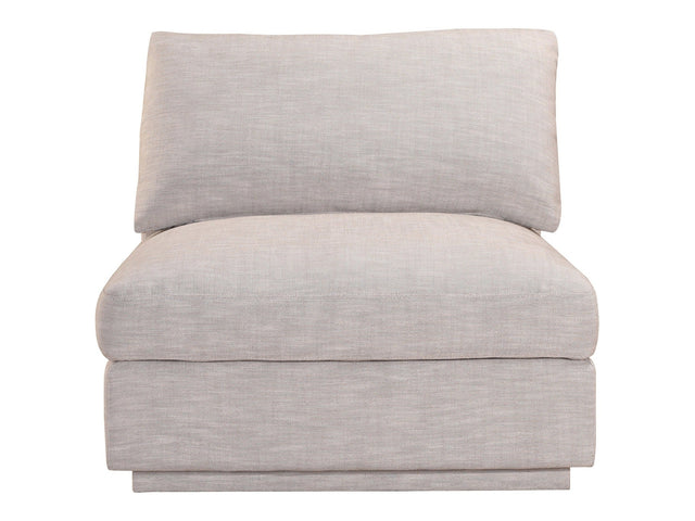 Justin Grey Slipper Chair - Ornate Home