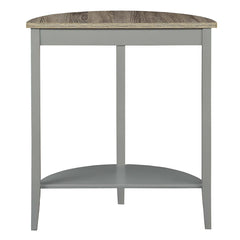 Justino Natural Oak/Gray Console Table - Ornate Home