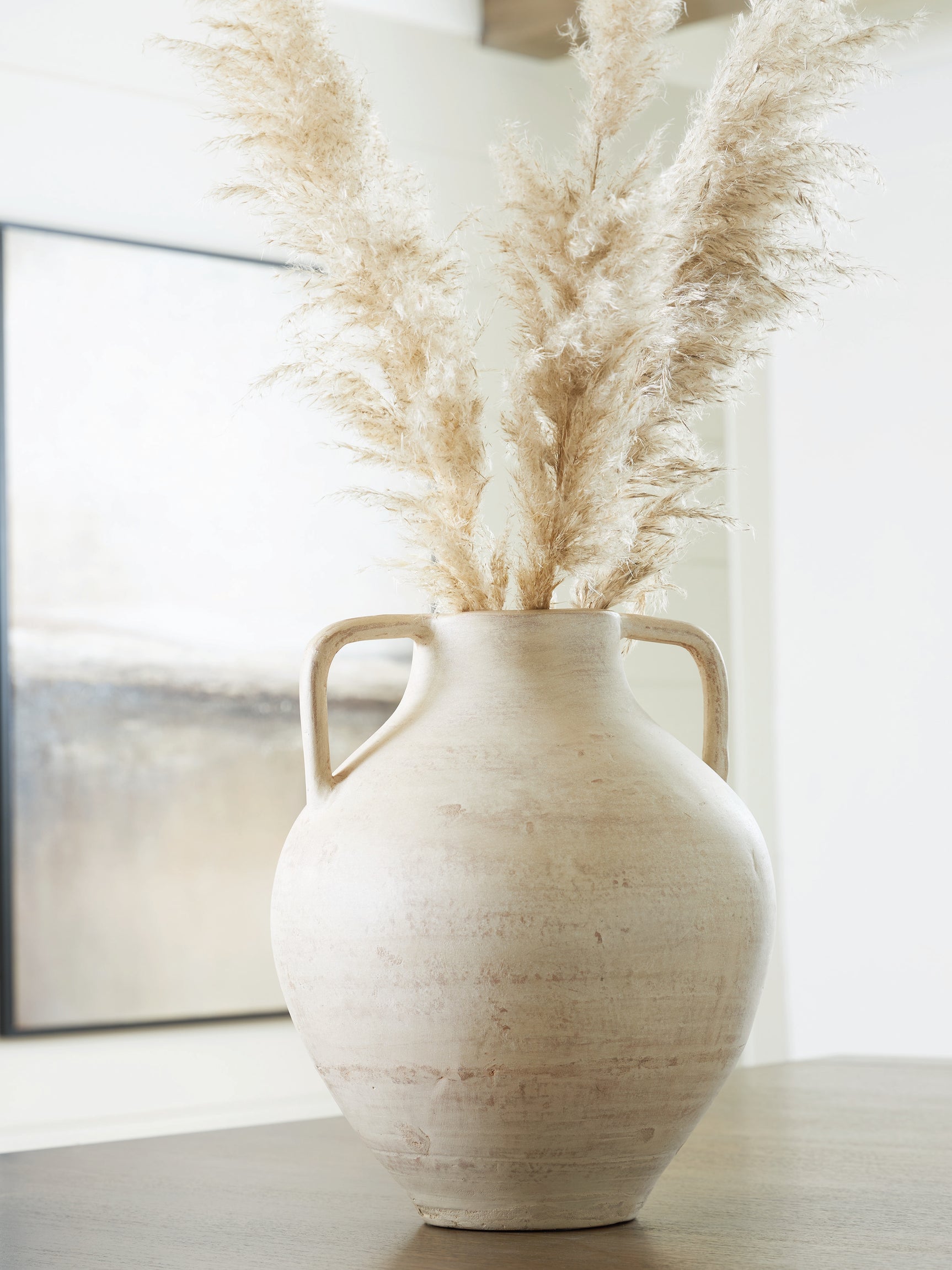 Justy Antique Beige Vase - Ornate Home