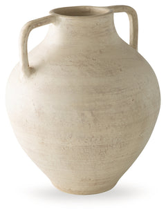 Justy Antique Beige Vase - Ornate Home