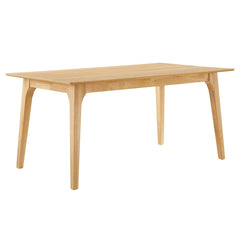 Juxtapose Oak 63" Rectangle Dining Table - Ornate Home