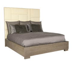 Mosaic Dark Taupe King Panel Bed