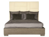 Mosaic Dark Taupe King Panel Bed