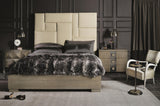Mosaic Dark Taupe King Panel Bed