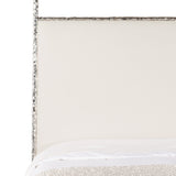Odette Silver/Nickel King Canopy Bed