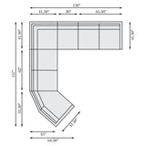 Avanni Ivory Outdoor Sectional