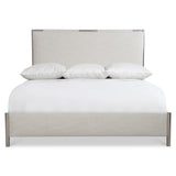 Modulum Light Gray Queen Panel Bed