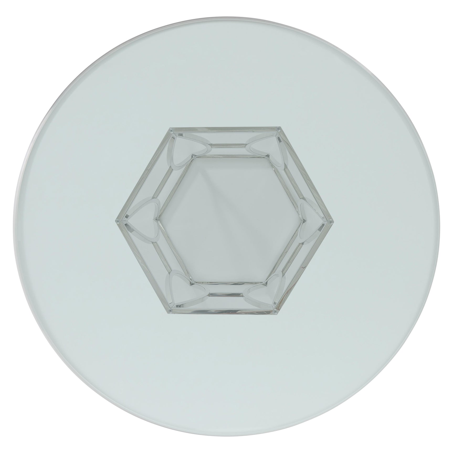 Argent Chrome/Silver Dining Table