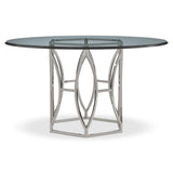 Argent Chrome/Silver Dining Table